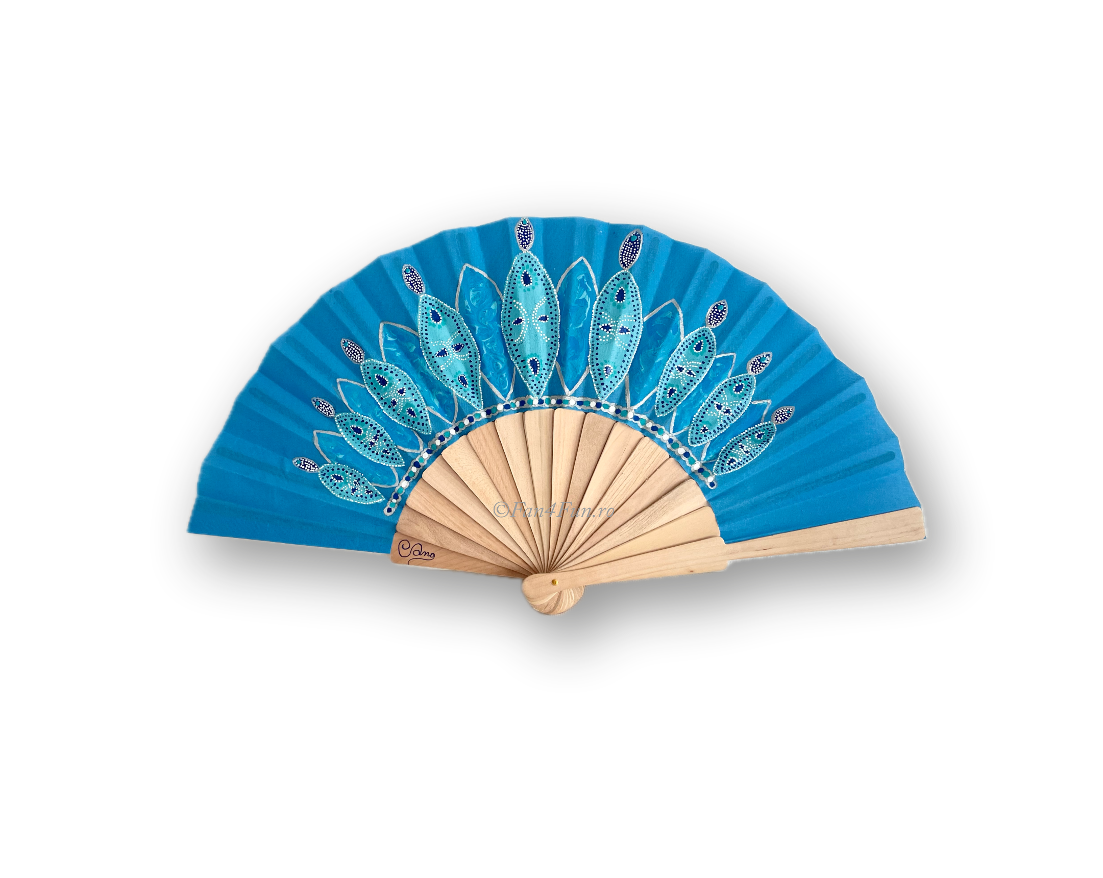 Blue Tiara Fan