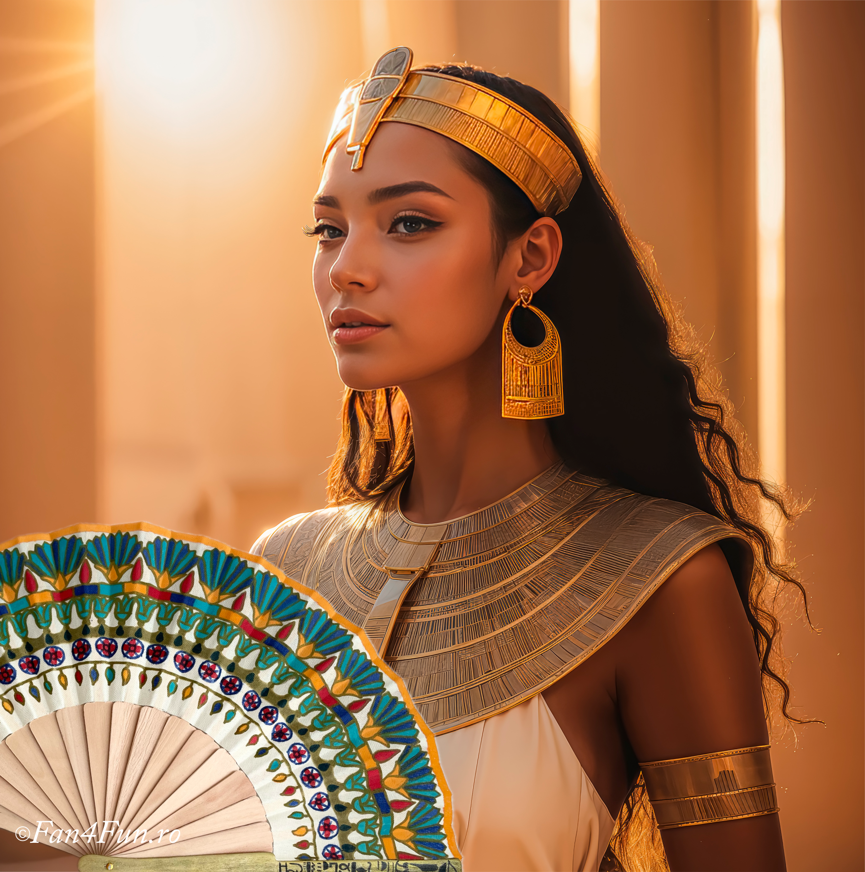 Cleopatra's Whisper Fan