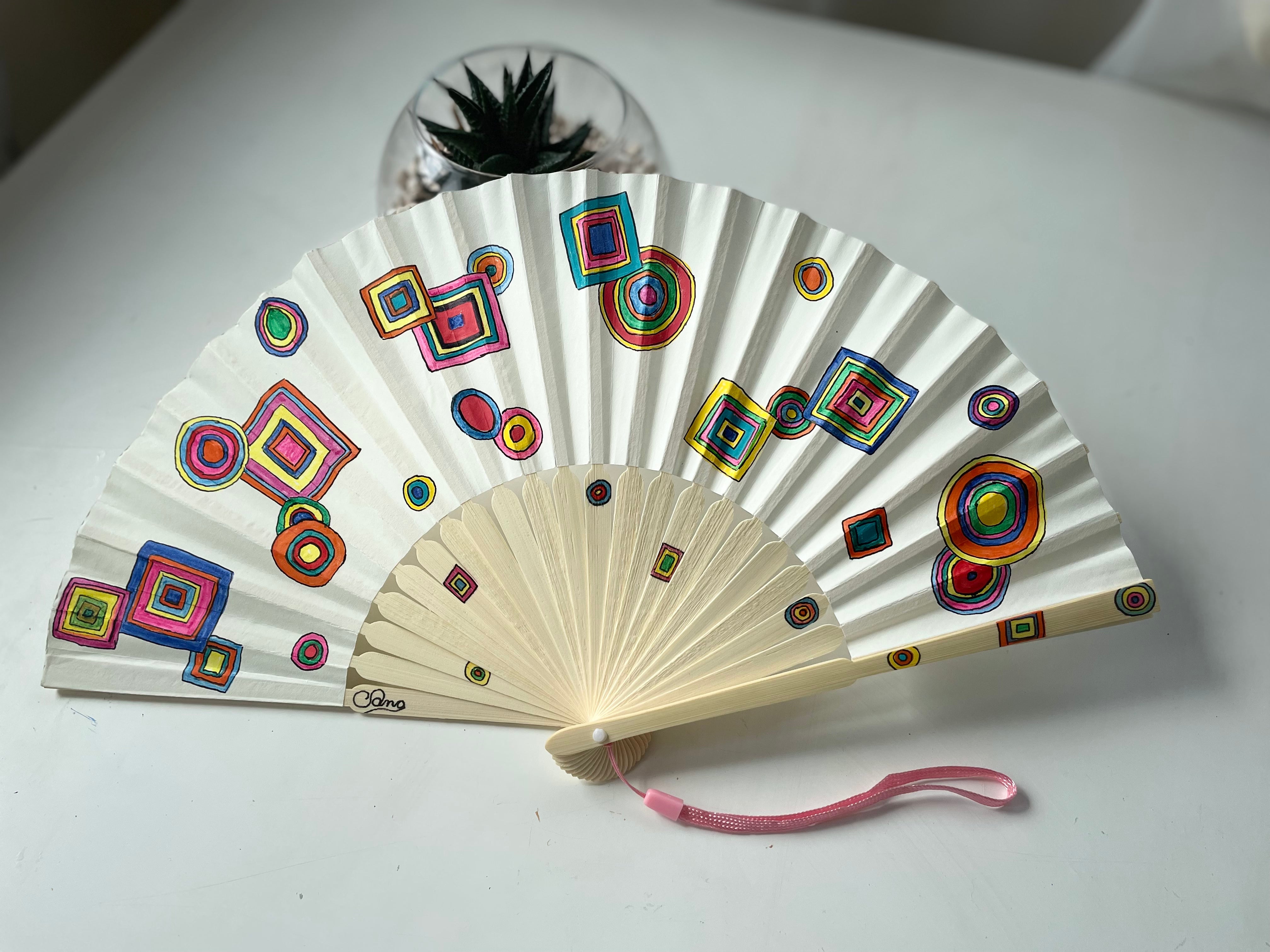 Shapes of Joy Fan